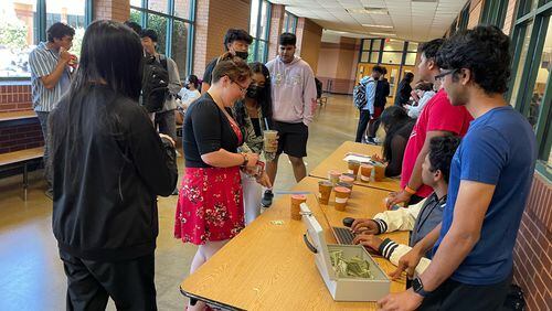 Members of Northview High's Psi Alpha High School National Honor Society in Psychology planned a spring bubble tea sale that raised more than $1,300.