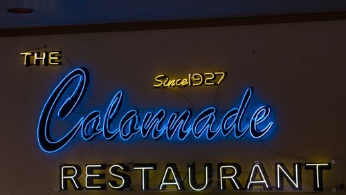 Fans of the Colonnade are working to save the 93-year-old restaurant. (Jenni Girtman for The Atlanta Journal-Constitution)