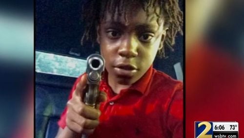 In March, a Facebook photo of 14-year-old Reginald Lofton holding a gun was presented in Gwinnett County court during a hearing in the murder of a pizza delivery driver. (Credit: Channel 2 Action News)