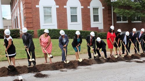 The city of East Point recently held a groundbreaking ceremony for a new City Hall. CONTRIBUTED