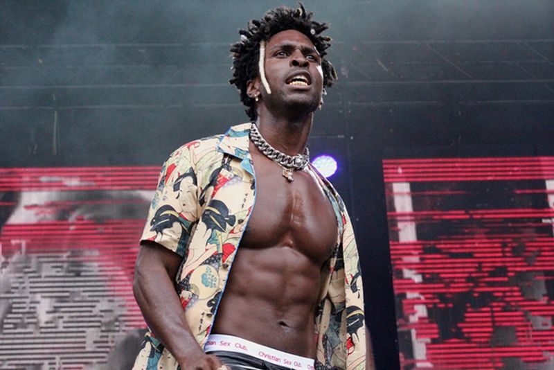 Rapper St. Jhn whipped the Music Midtown crowd into a frenzy. Photo: Melissa Ruggieri/AJC