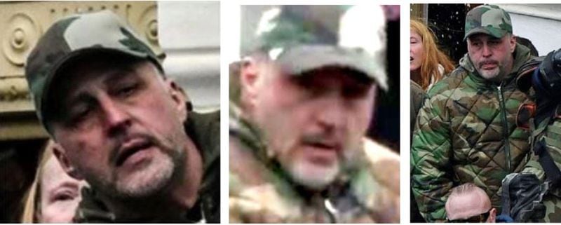 FBI investigators had been searching for a man they dubbed #CommanderCamo on charges that he assaulted police during the Jan. 6, 2021, U.S. Capitol riot. They now say that man has been identified as Michael Bradley of Forsyth.