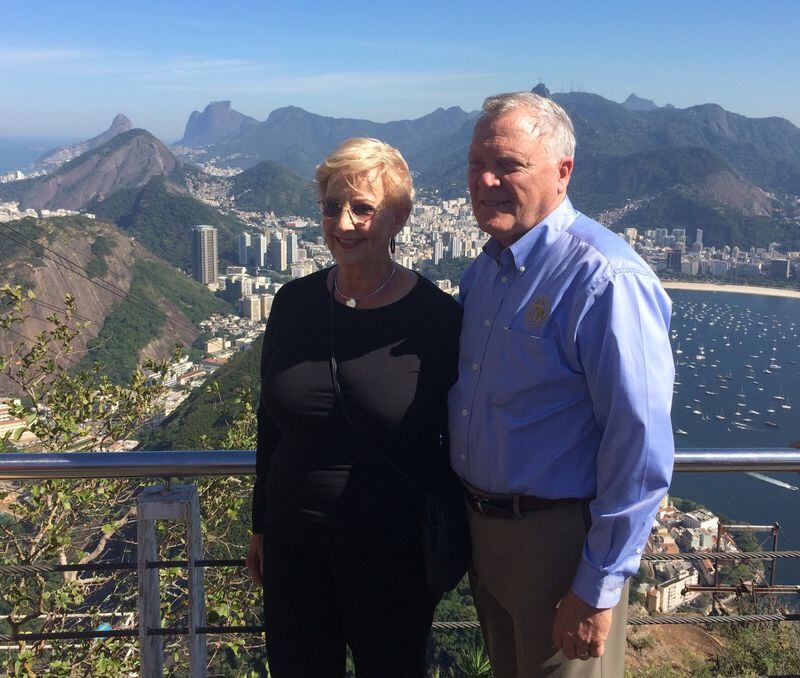 Gov. and Mrs. Deal in Brazil. AJC file photo