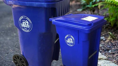 DeKalb County will allow residents to exchange recycle bins through the end of the year. CONTRIBUTED