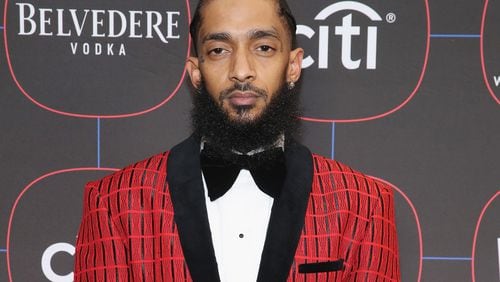 Nipsey Hussle attends the Warner Music Pre-Grammy Party at the NoMad Hotel on February 7, 2019 in Los Angeles, California.  Photo: Randy Shropshire