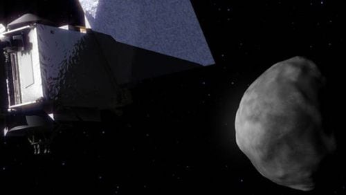 An animated image of Bennu by NASA