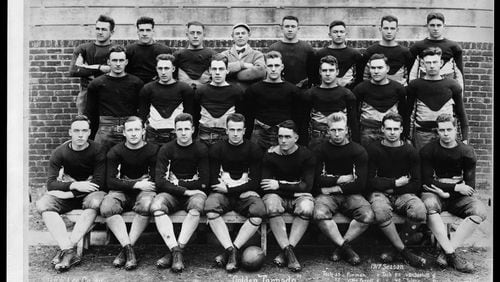 Georgia Tech's 1917 football team, the first in school history to win a national championship. (Georgia Tech Archives)