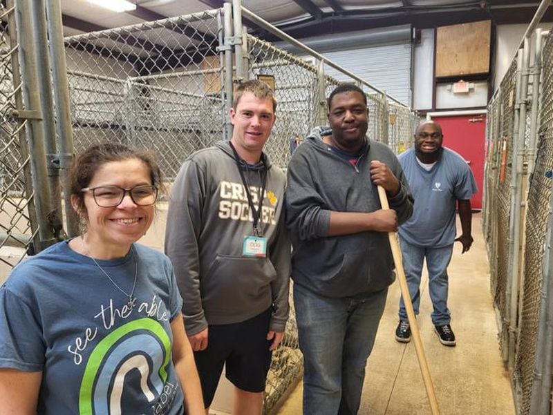 The Arc of Southwest Georgia brings volunteers to Best Friends Humane Society in Worth County. (Photo Courtesy of Jakin Tillery)