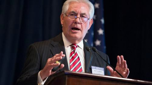 Exxon Mobil CEO Rex Tillerson, President-elect Donald Trump’s choice to be secretary of state, is expected to draw tough questioning during confirmation hearings about his business ties to Russia. Several of Trump’s other nominees are also expected to face rough confirmation hearings. (AP Photo/Evan Vucci, File)