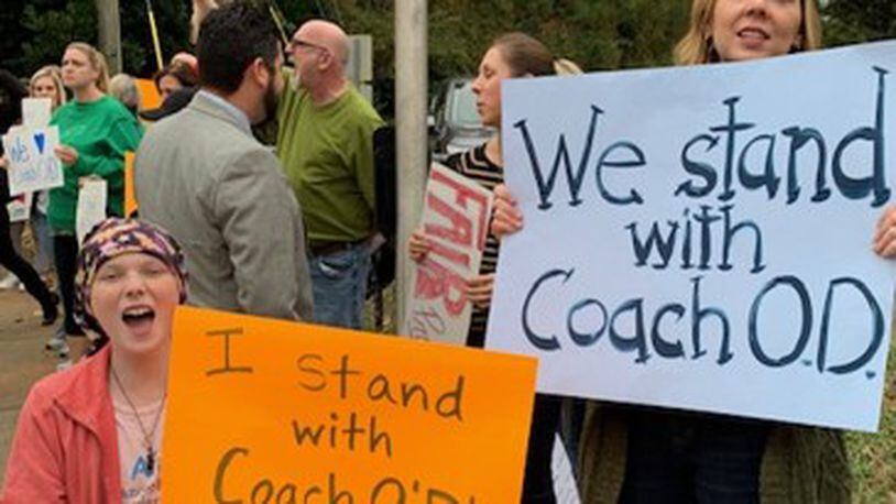 The suspension of a DeKalb County elementary school coach set off a massive showing of support. Today, supporters learned the coach will return on Monday.