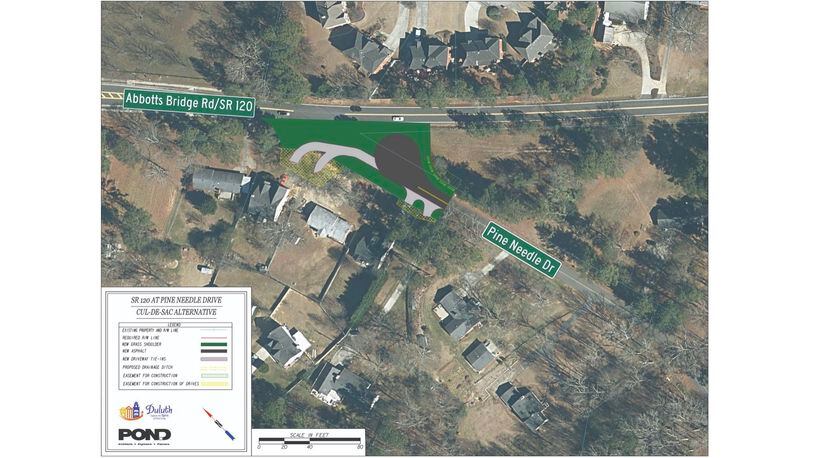 Construction on Pine Needle Drive is expected to before March 1 in Duluth. COURTESY CITY OF DULUTH