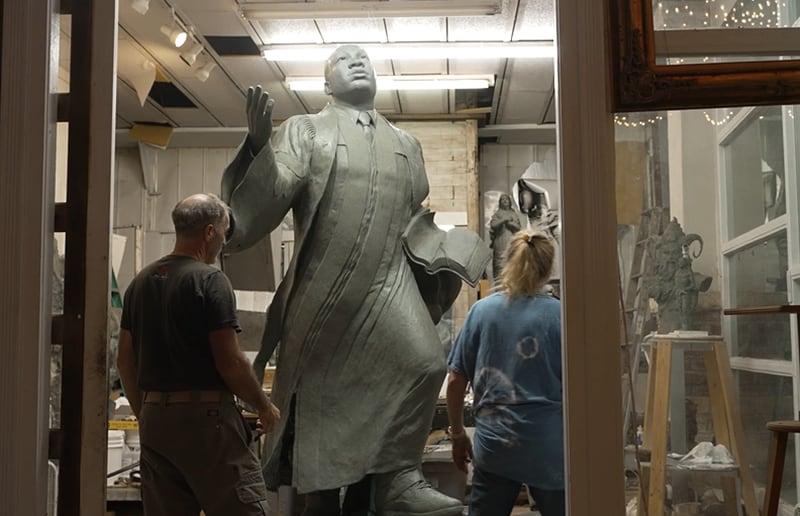 Dr. King is the epitome of peace, and the statue will serve as a reminder of what he stood for, the Strickland’s said.