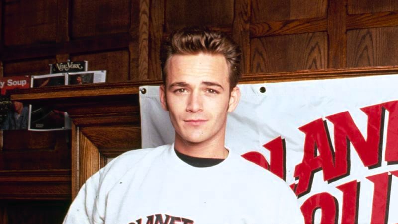 Luke Perry pictured in 1991.