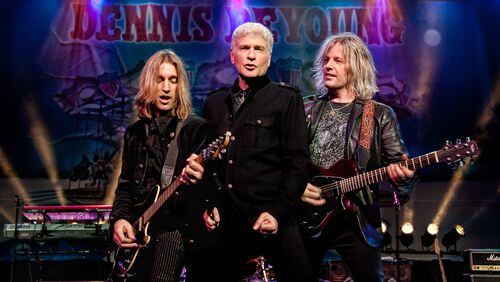 Former Styx singer and keyboardist Dennis DeYoung (center) will celebrate the 40th anniversary of "The Grand Illusion" album at The Fred.
