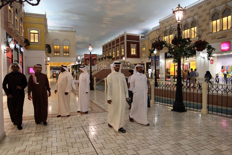 General view of the Villagio mall on January 8, 2011 in Doha, Qatar.