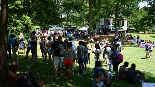 Thousands gathered at the highly-anticipated  Atlanta Margarita + Taco Festival in Grant Park Saturday, May 20, 2017.