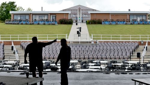 Fulton County set new fees for Wolf Creek Amphitheater’s rental. AJC FILE PHOTO