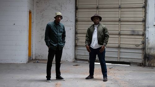 Art, Beats and Lyrics founder Jabari Graham and curator Dwayne "Dubelyoo" Wright have been working together for the past two decades. Courtesy of Jorge Sigala