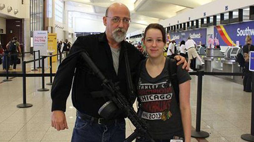 Jim Cooley created a stir when he walked through parts of Hartsfield-Jackson's main terminal this week with an assault rifle.