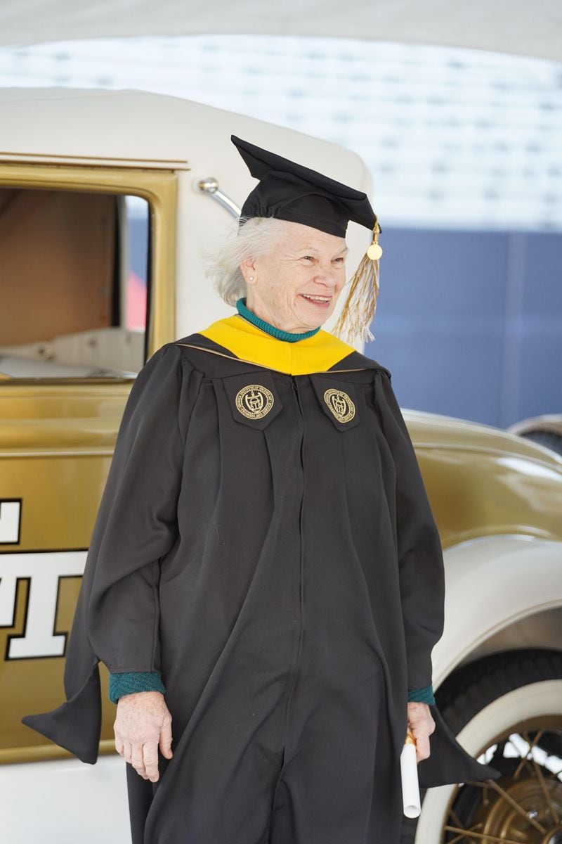 “Nobody really thought about age,” 71-year-old Beth Quay said when asked if she was the oldest person in her class at Georgia Tech.