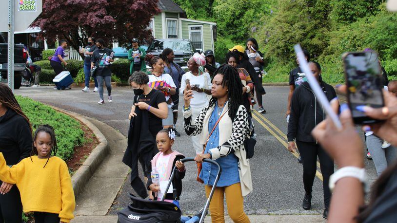 Last year, people walked in support of improving Black maternal health outcomes. Black women are three times as likely to die in childbirth than white women.