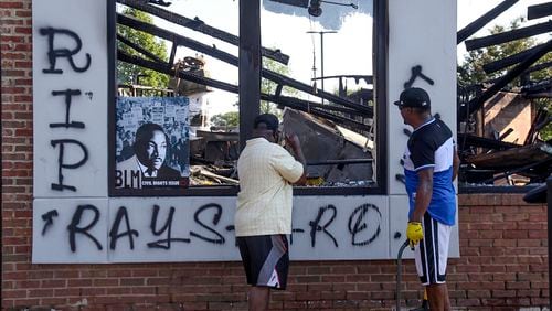 An arsonist set fire to the Atlanta Wendy's where Rayshard Brooks, a 27-year-old Black man,  was shot and killed by Atlanta police Friday evening.