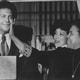 In the 1970s, Maynard Jackson is pictured here getting a love pat from his mom. AJC FILE PHOTO
