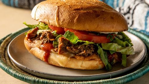 Brisket Torta is on the menu at The Oasis.