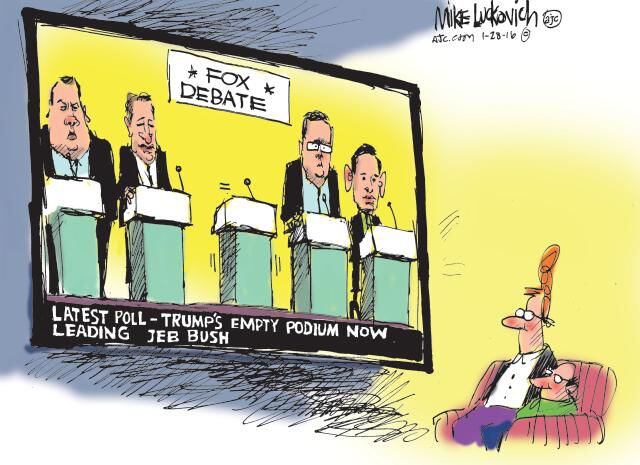 Luckovich draws the candidates