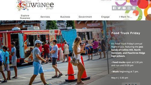 Suwanee has unveiled an updated new and improved website. Courtesy City of Suwanee
