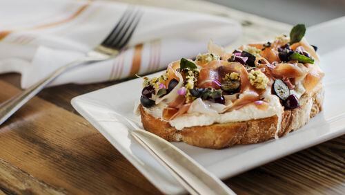 Speck and blueberry bruschetta will be served at Iselle Kitchen + Bar.