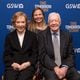 Archive photo of Dr. Jen Olsen (center), chief executive of the Rosalynn Carter Institute for Caregivers, with Rosalynn and Jimmy Carter. Courtesy of Rosalynn Carter Institute for Caregivers