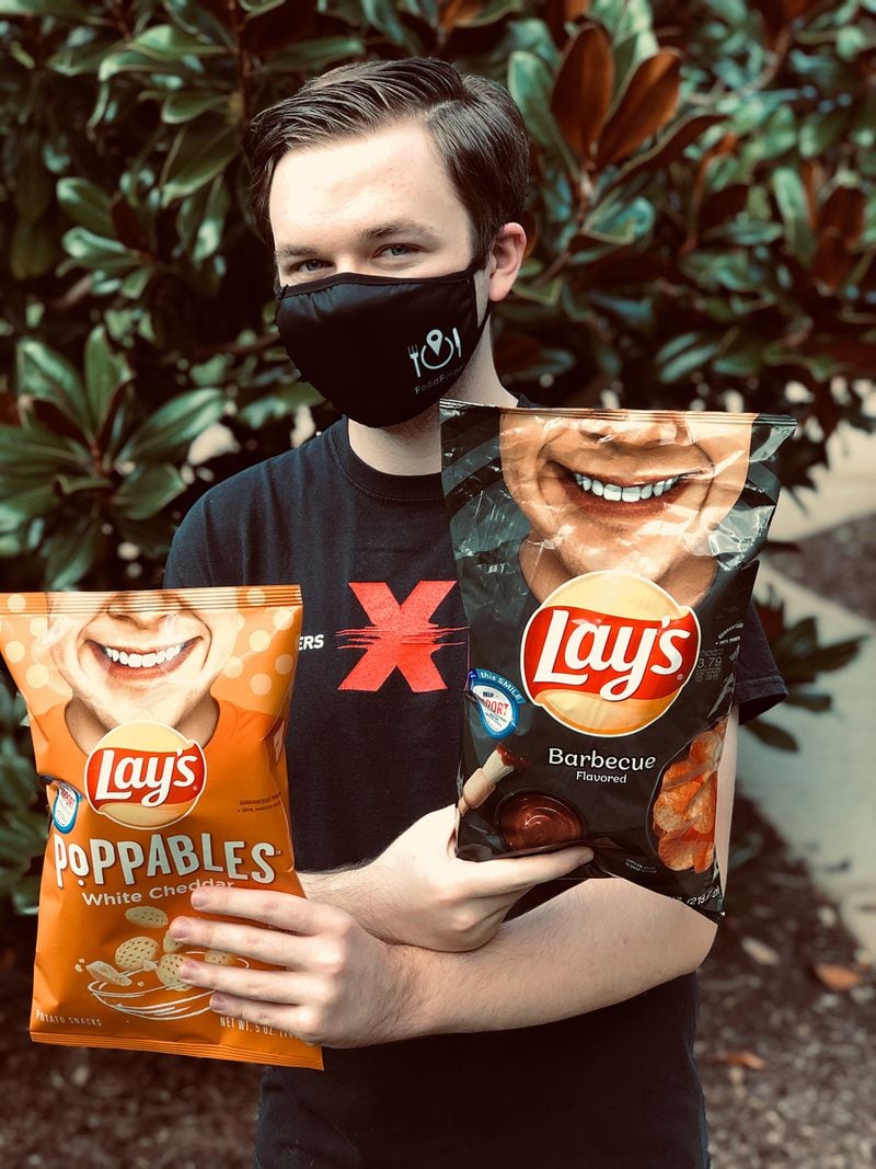 Suwanee resident Jack Griffin, founder and CEO of FoodFinder, will be featured on bags of Lay's barbecue chips and white cheddar Poppables.