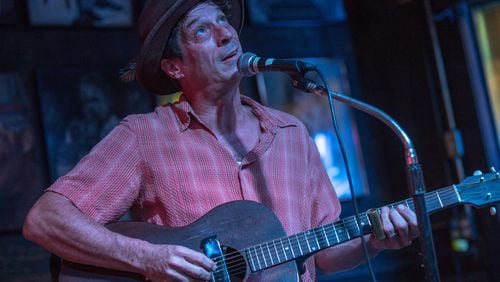 Blues guitarist Danny Dudeck a.k.a., Mudcat, has performed at Northside Tavern every Wednesday night for decades. (Jenni Girtman / Atlanta Event Photography)