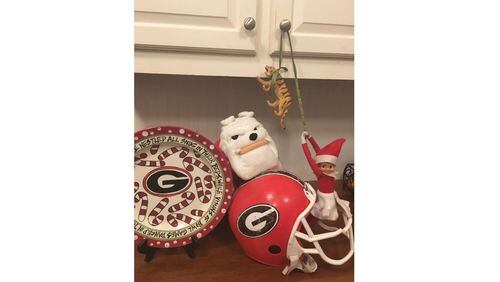 Sarah Bullington's elf sent the University of Georgia to the Rose Bowl, ensuring a W over Auburn.
