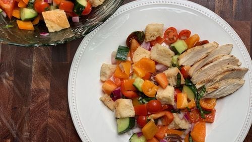 More veggies and less bread means you can enjoy this fresh, tangy salad all summer long. CONTRIBUTED BY KELLIE HYNES